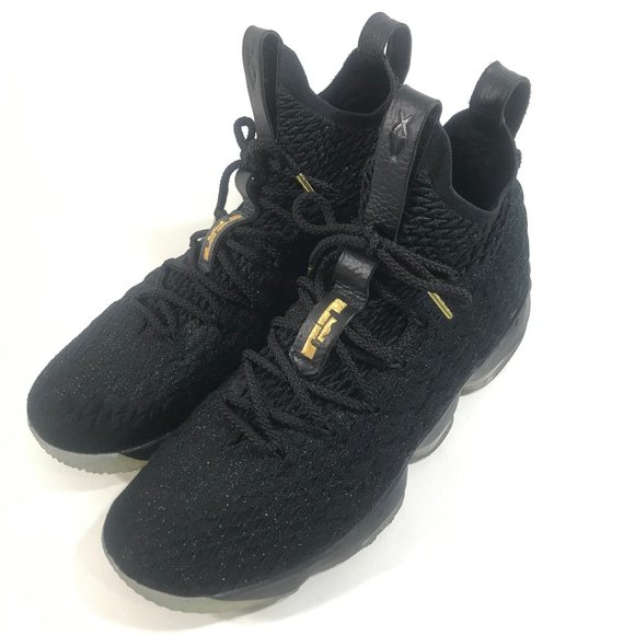 lebron xv black gold